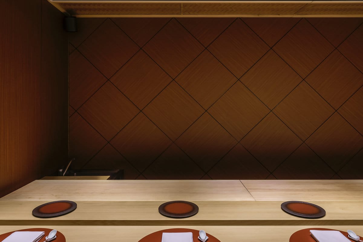 The sushi counter