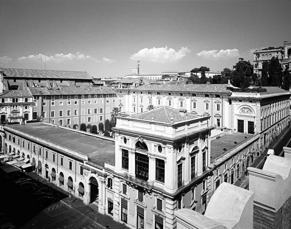 The palace from above