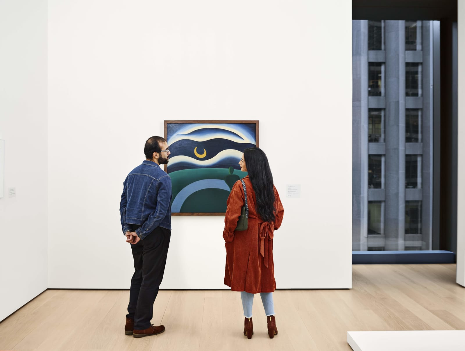A fifth-floor collection gallery