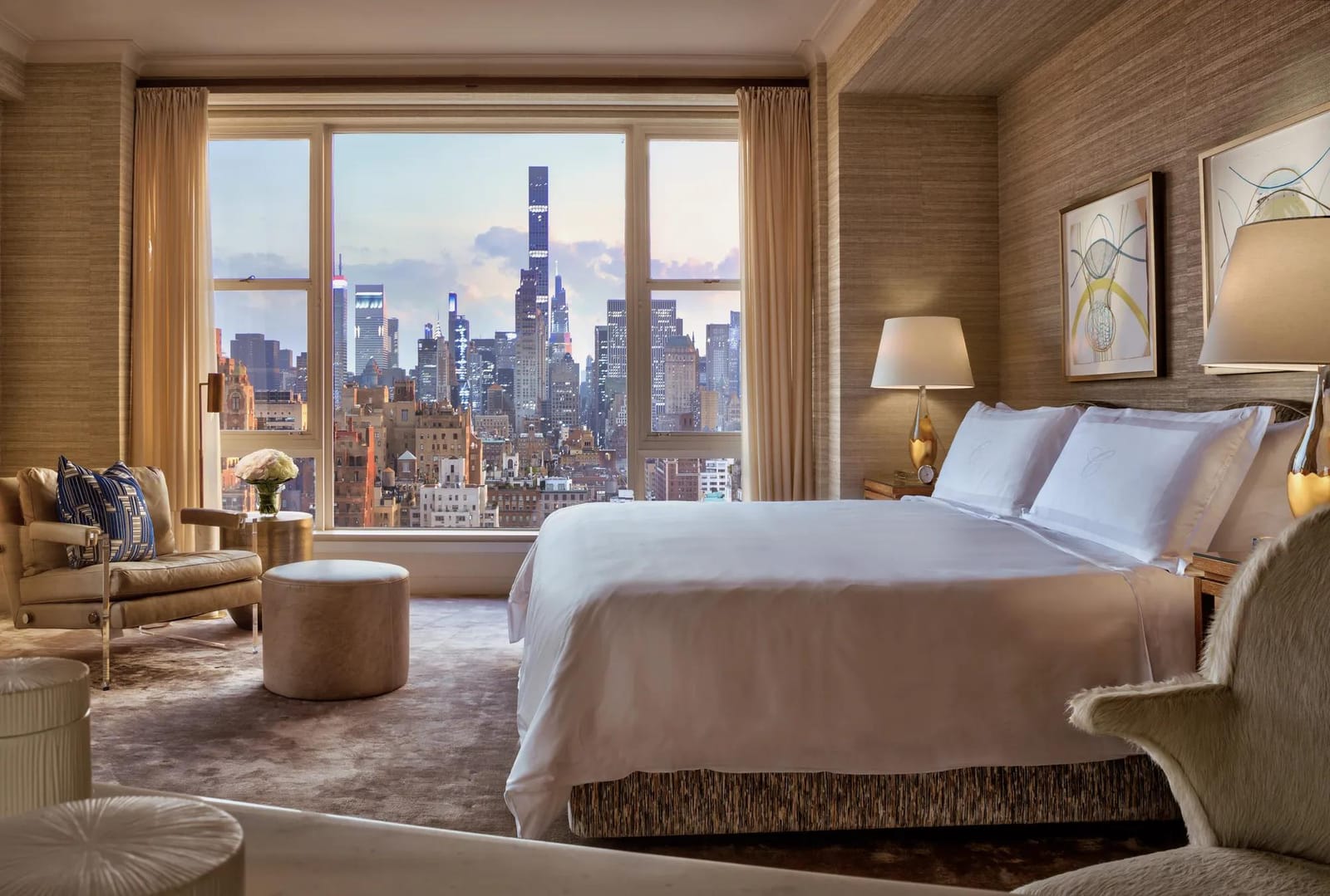 The main bedroom facing Midtown