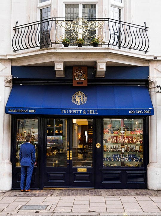 The shop front on St James's Street