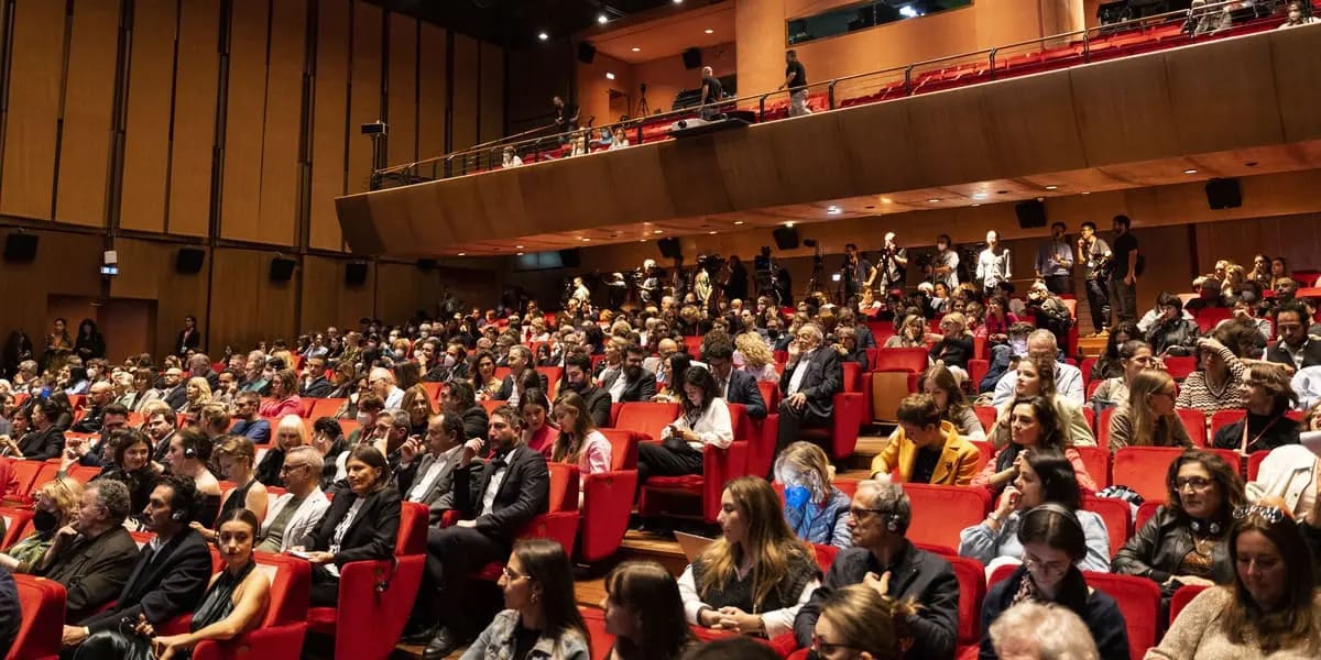 A festival screening in Sala Petrassi