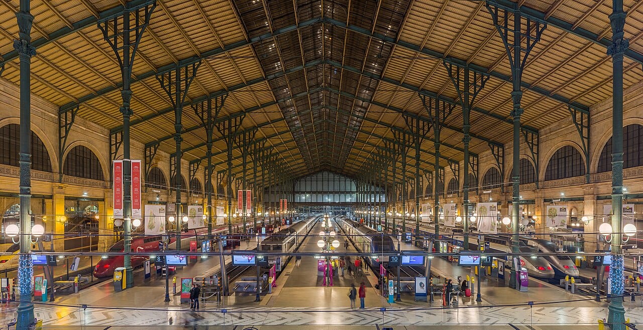 The train shed and platforms