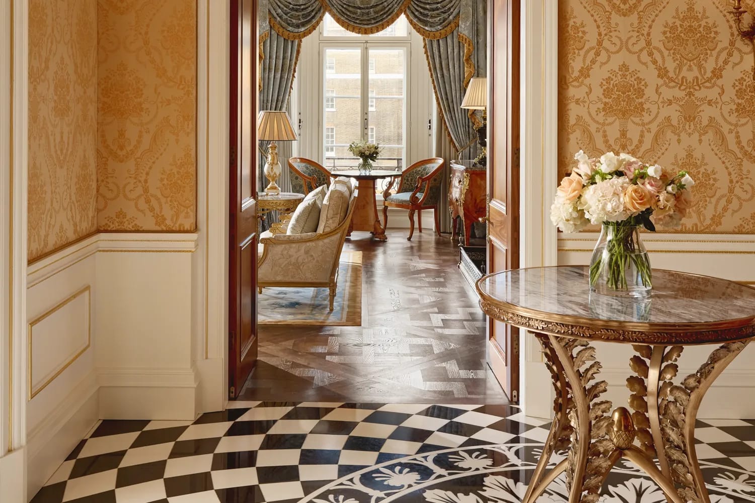 The entrance hall