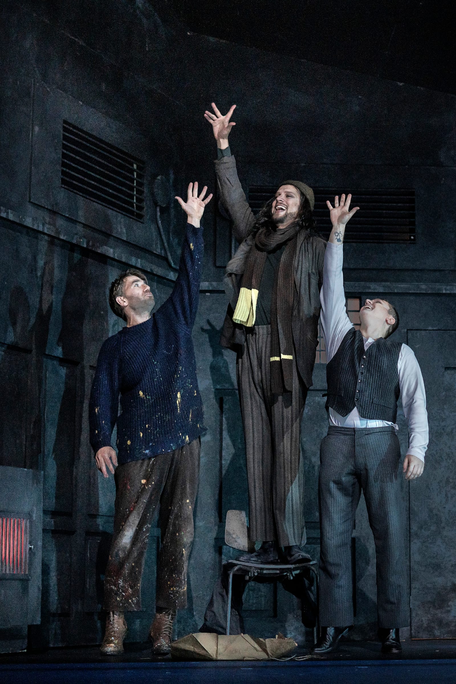 The bohemians in their garret
