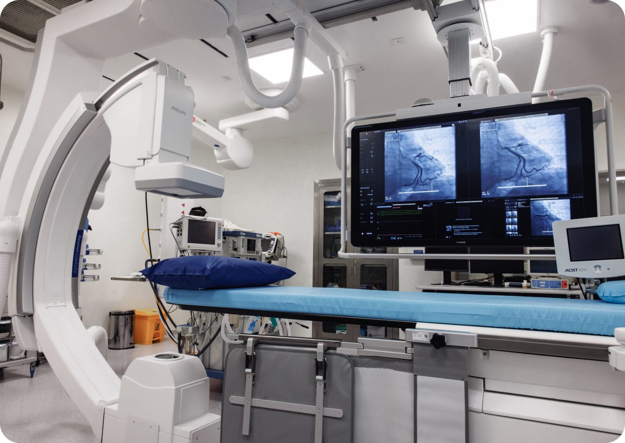 A catheterisation lab