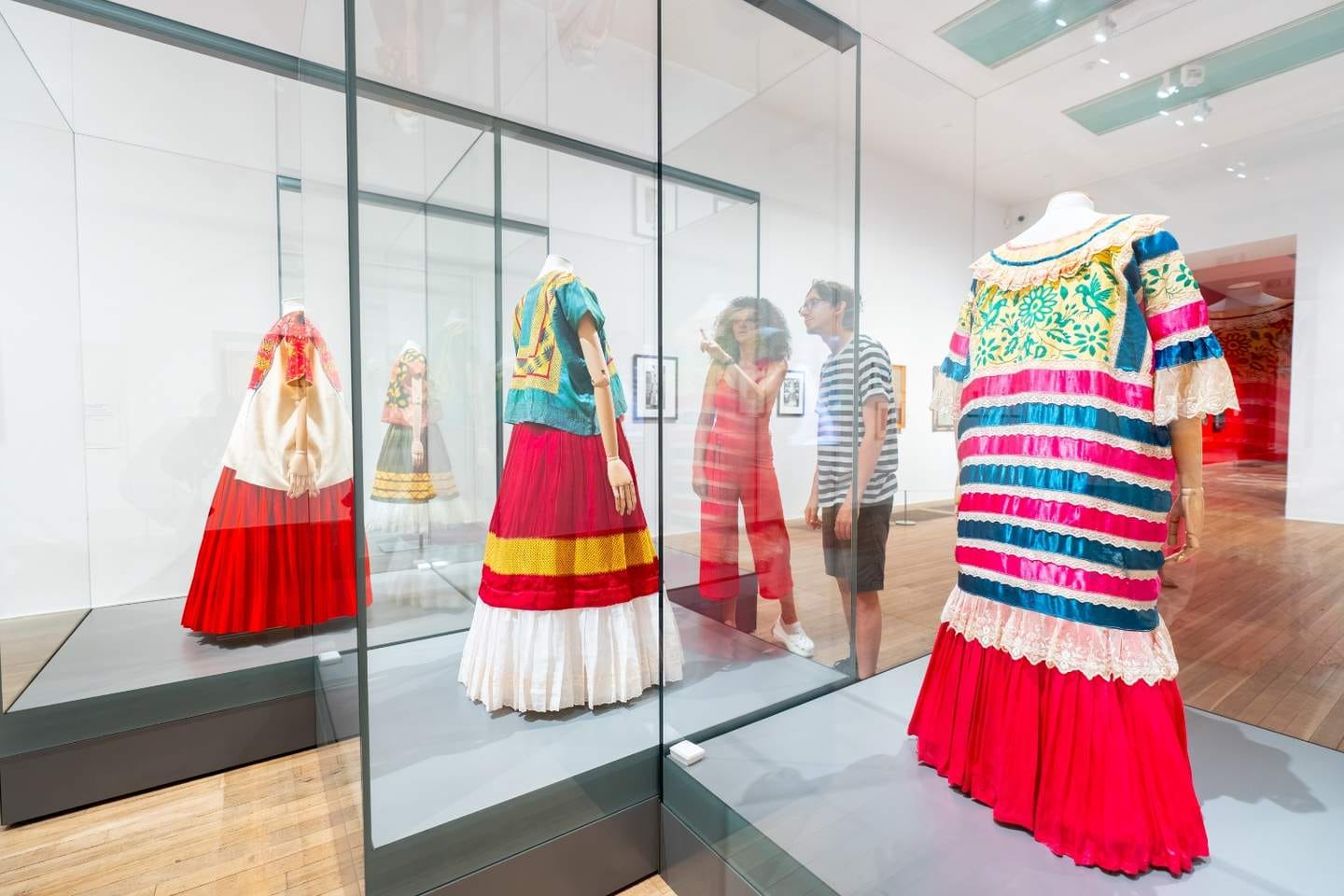 Kahlo's garments in the exhibition at Tate Modern
