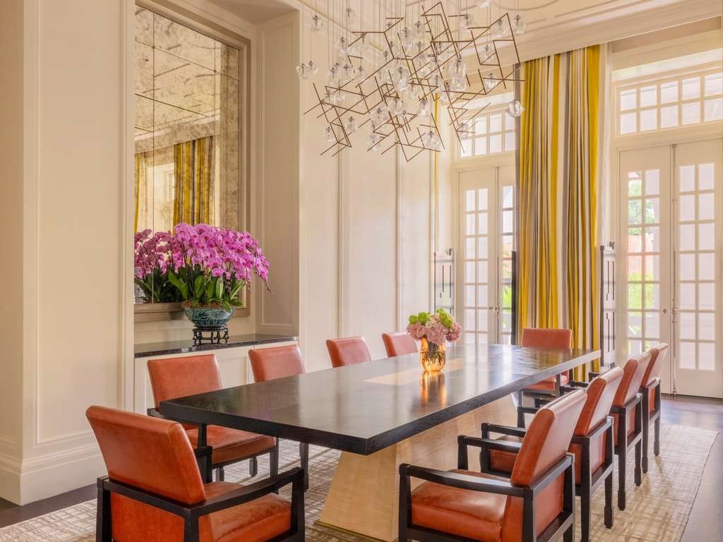 The dining room