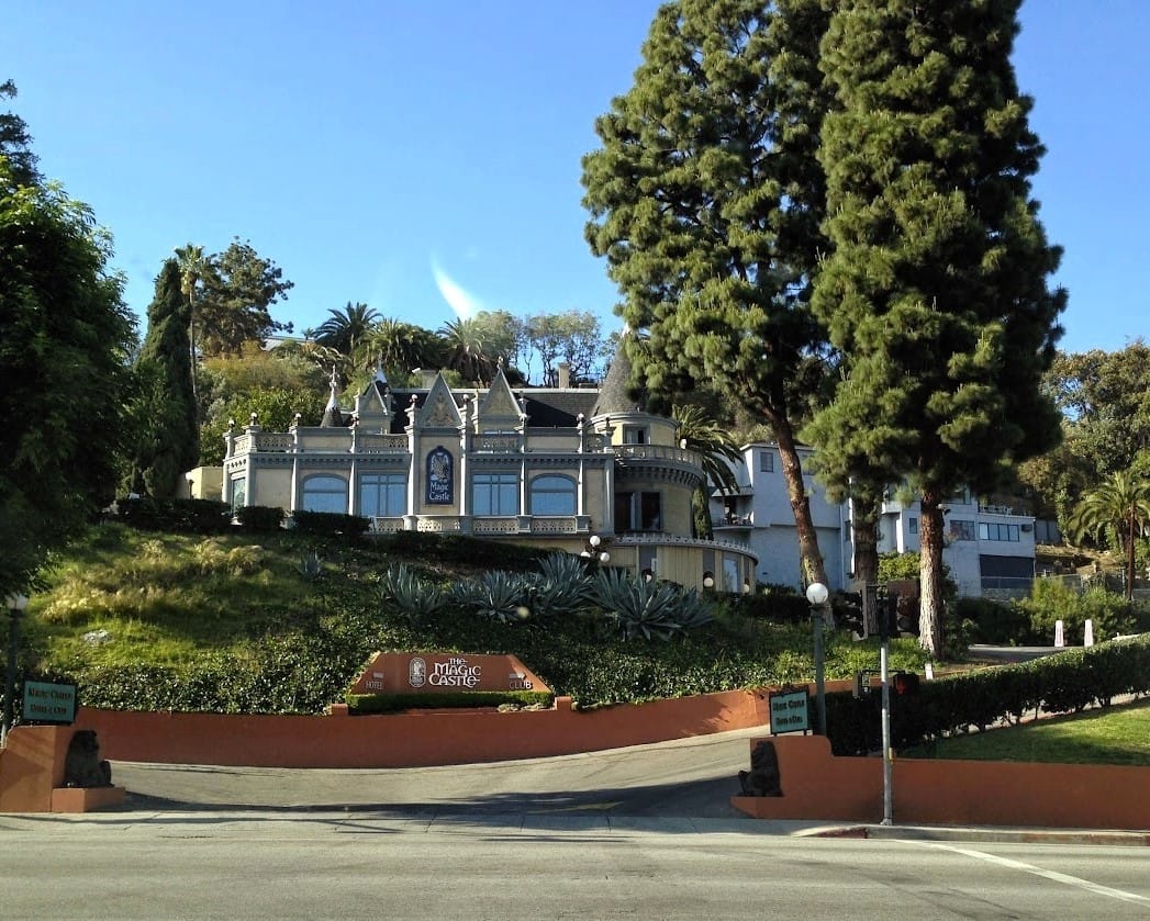 The castle above Franklin Avenue