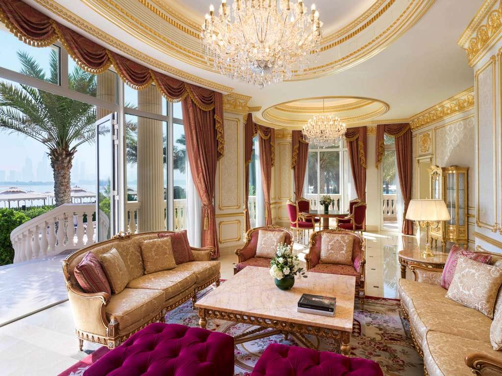 The living room opening onto the garden