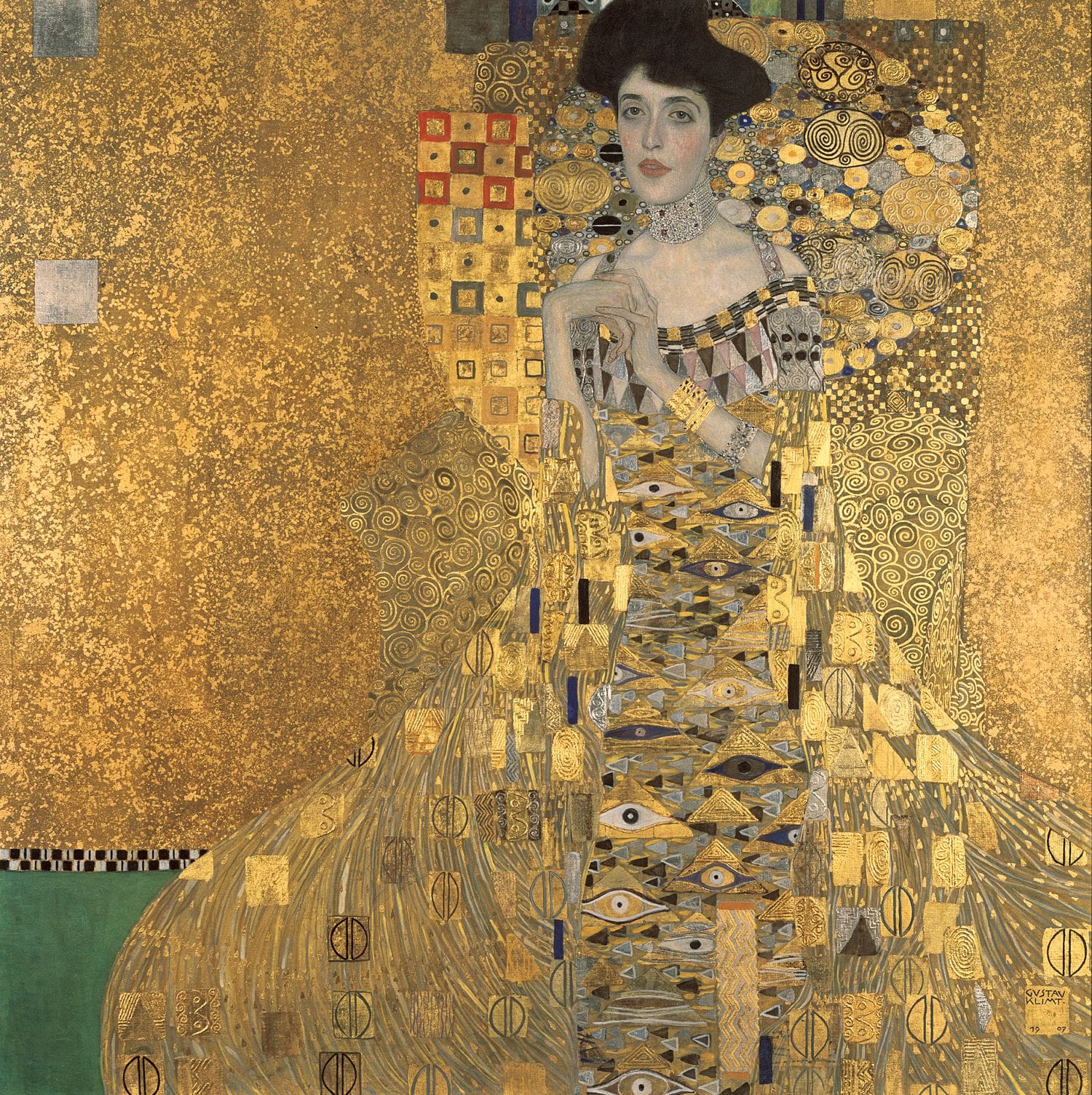 Klimt, Portrait of Adele Bloch-Bauer I, 1907