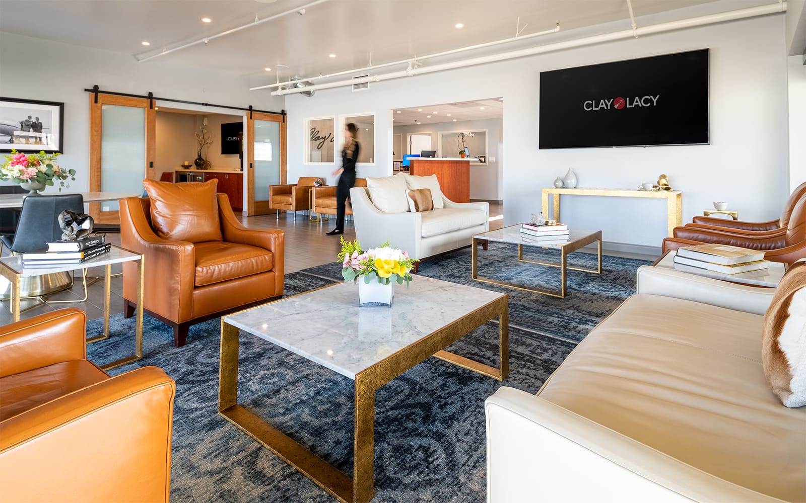 The passenger lounge