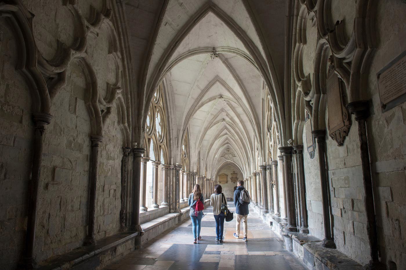 The 13th-century cloisters