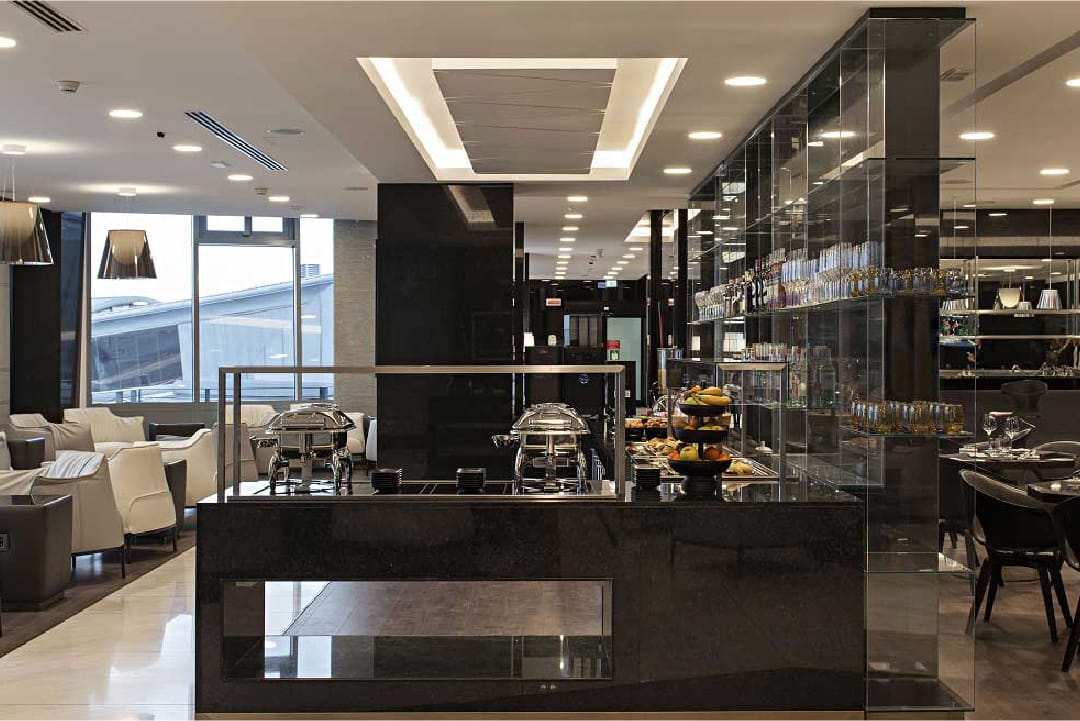 The Gae Aulenti lounge
