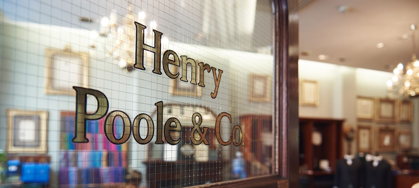 The showroom at 15 Savile Row