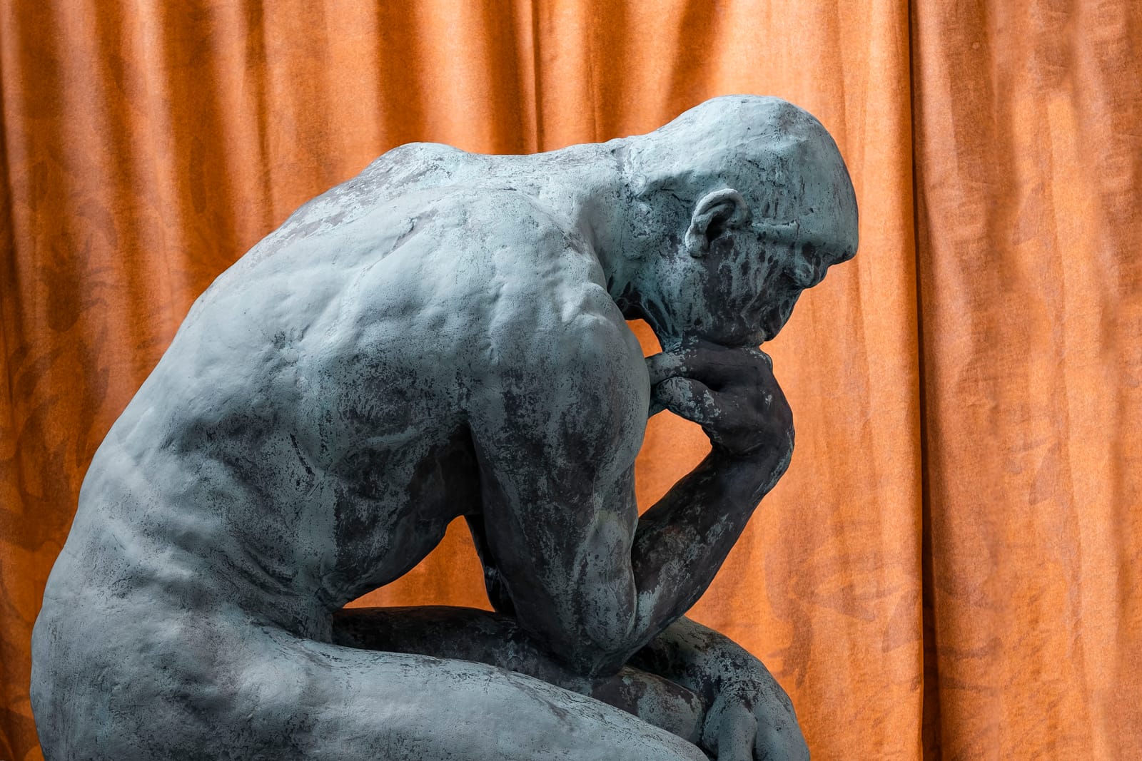 Rodin's Thinker in the collection