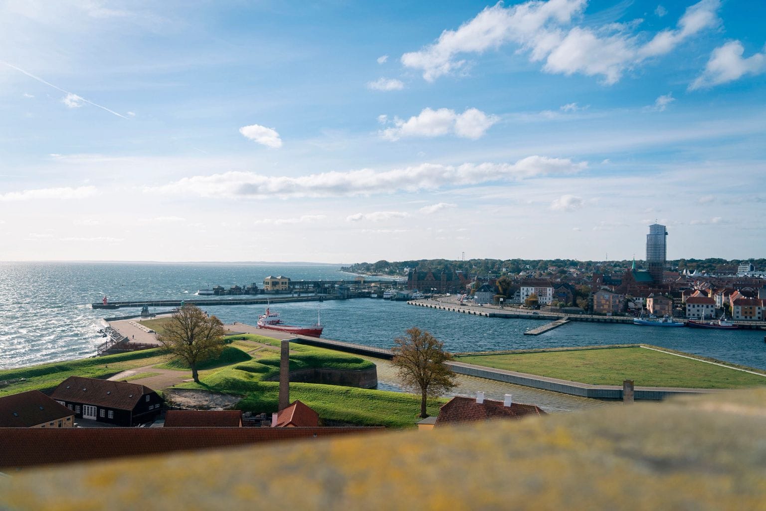 View from the ramparts over the Øresund