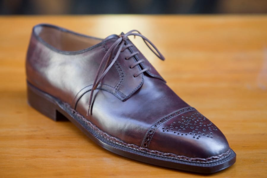 A bespoke derby with a Norwegian welt