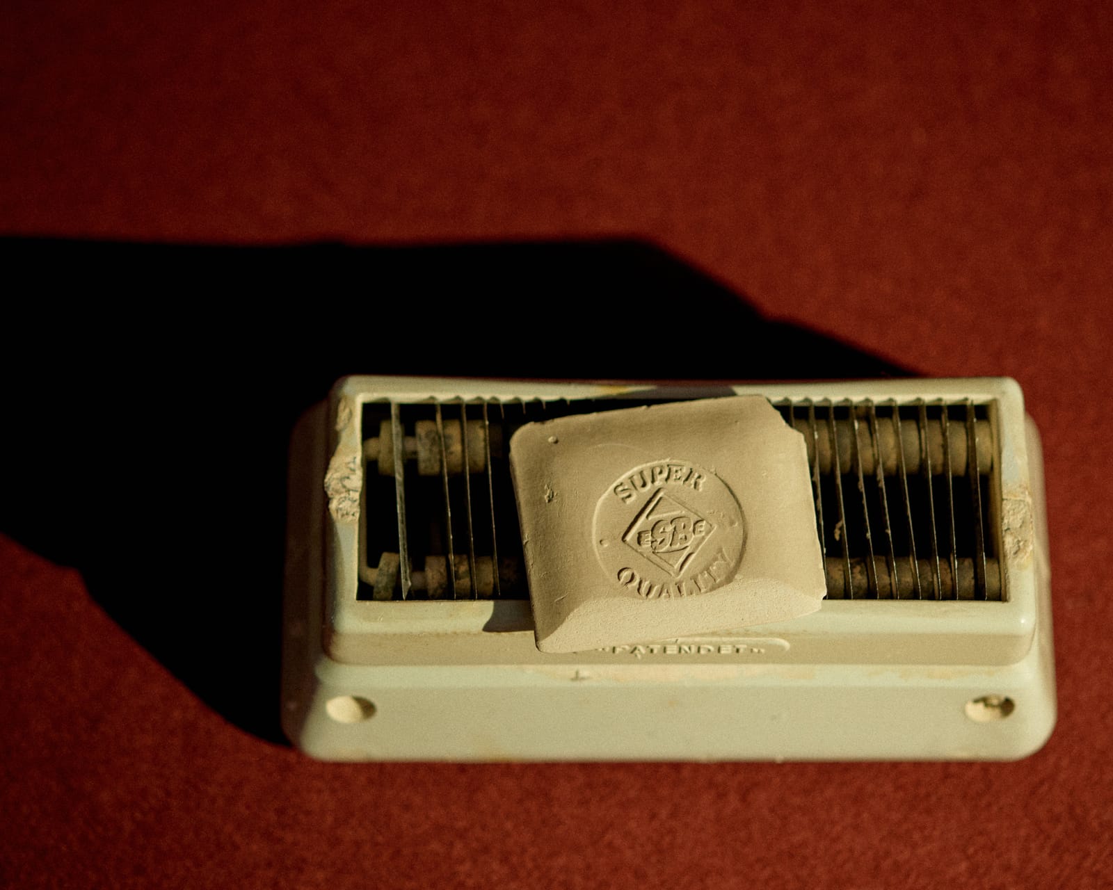 Tailor's chalk in its holder