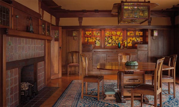 The dining room
