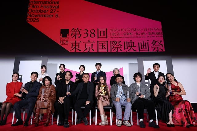 The closing ceremony stage at TOHO Cinemas Hibiya, 2025