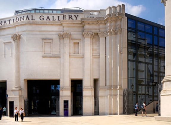 The Sainsbury Wing entrance