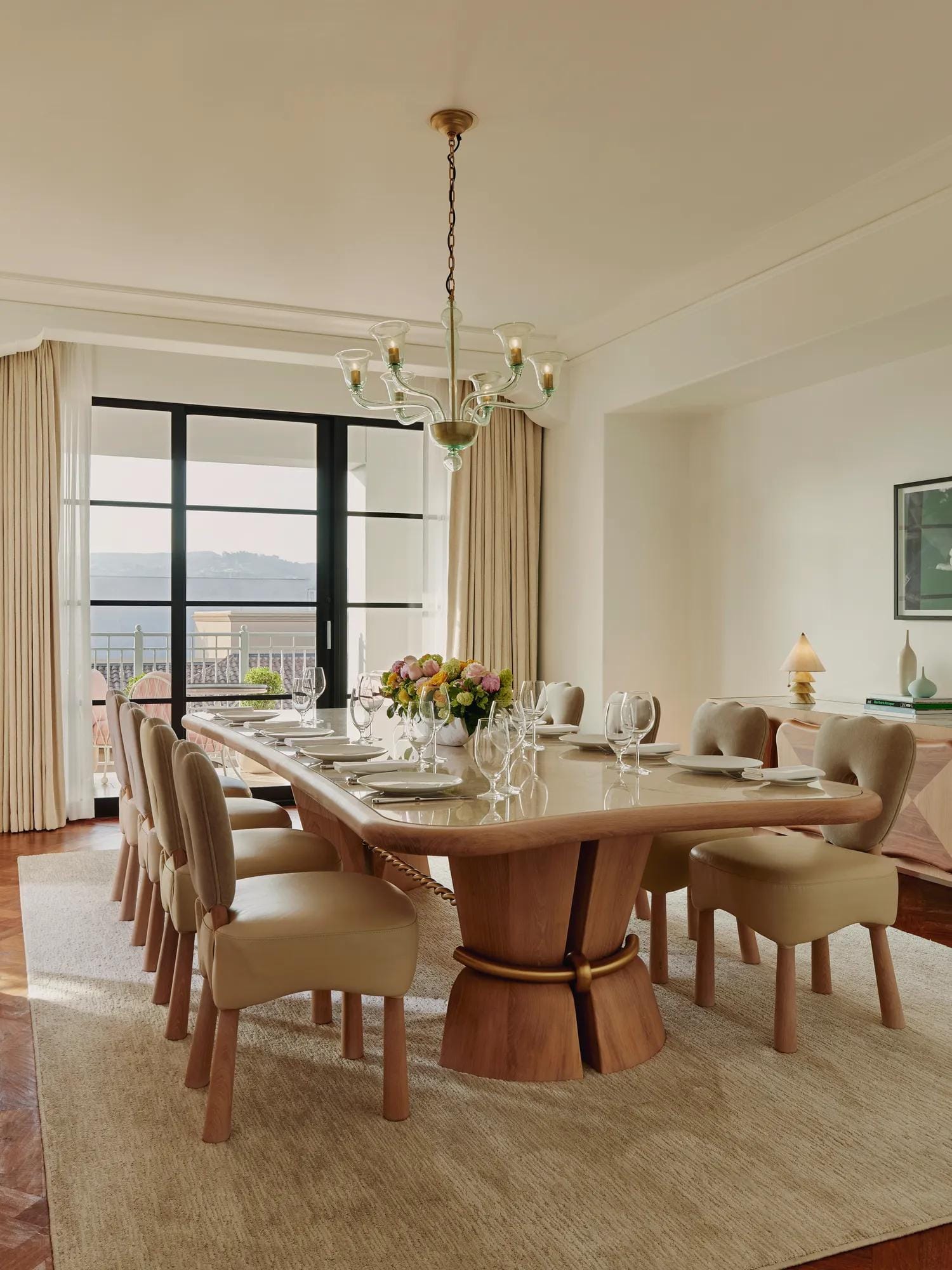 The dining room