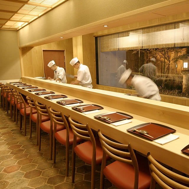 The counter downstairs
