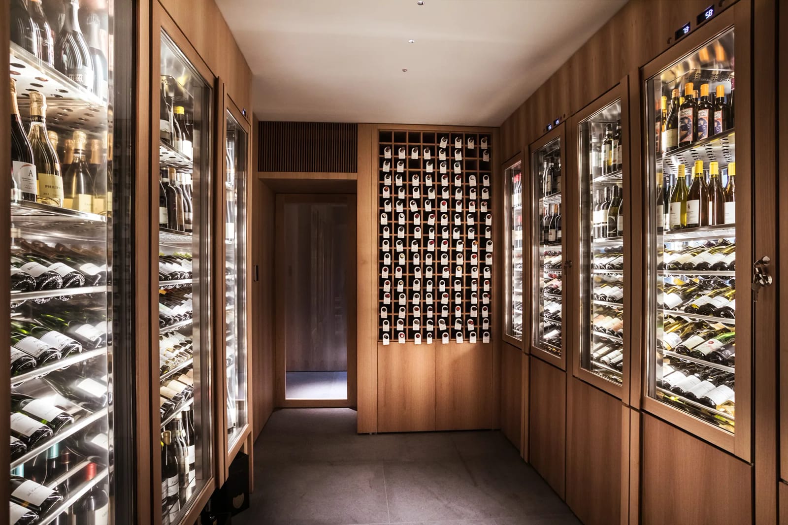 The wine cellar