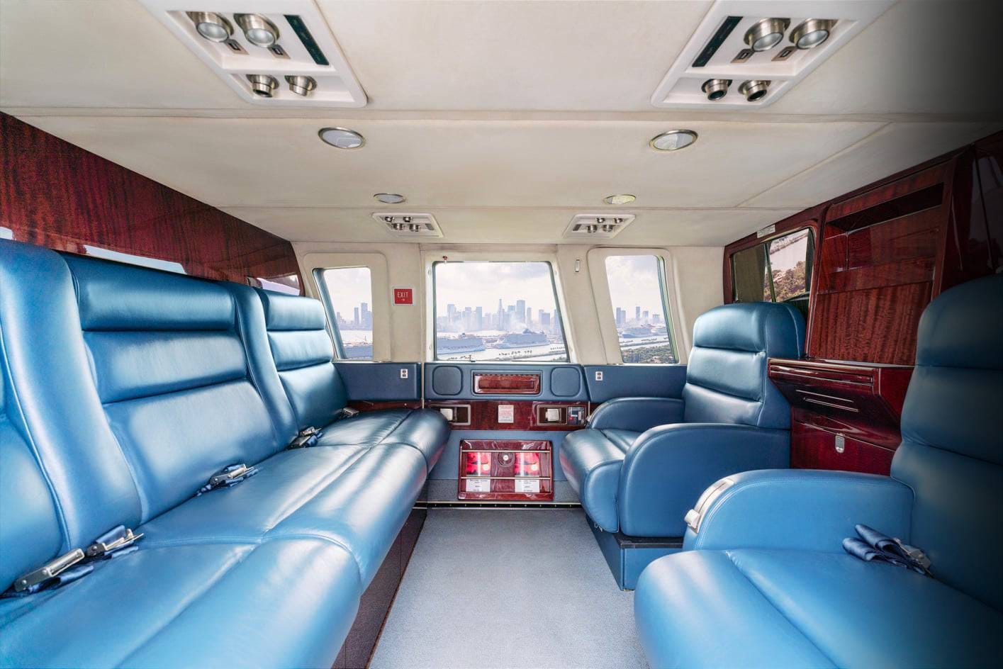 The cabin of the Sikorsky S-76