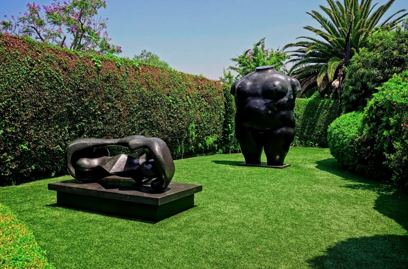Sculpture in the garden