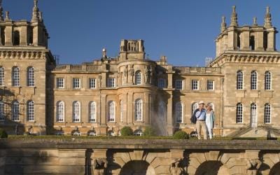 The west front above the water terraces