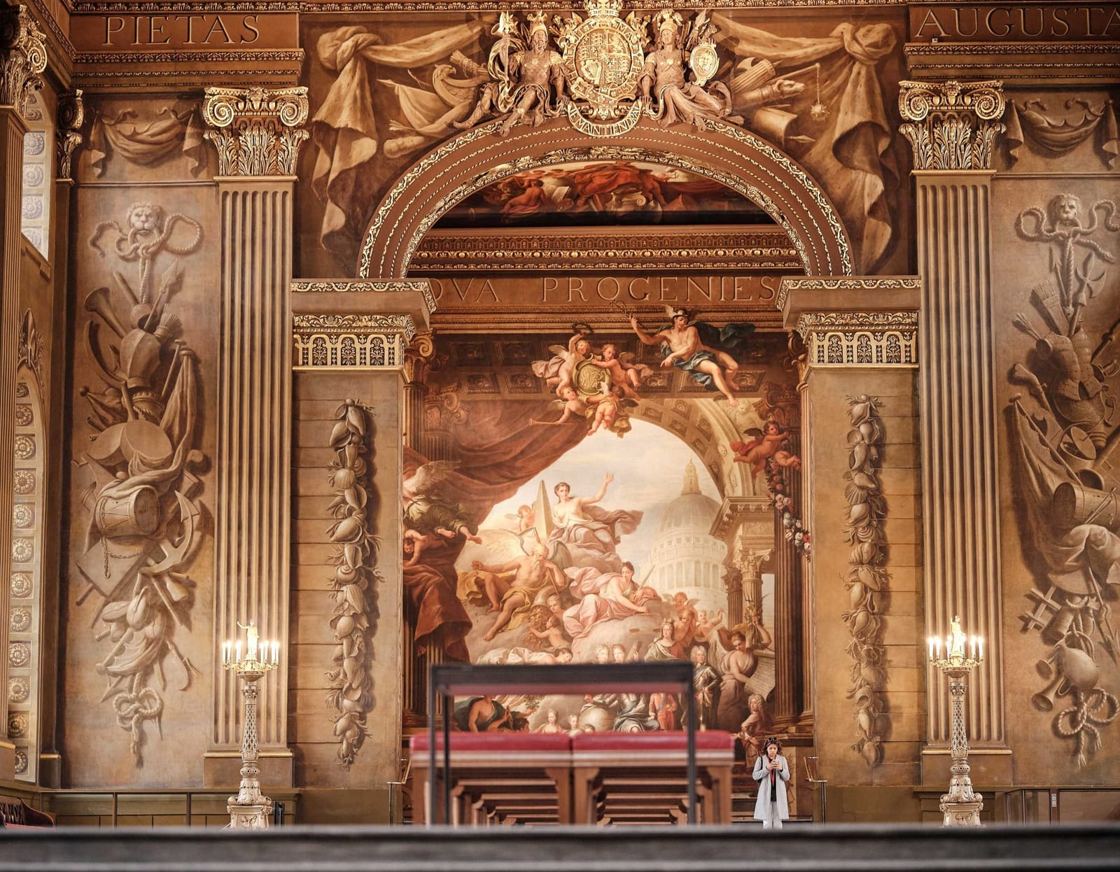 The Upper Hall and Thornhill's west wall