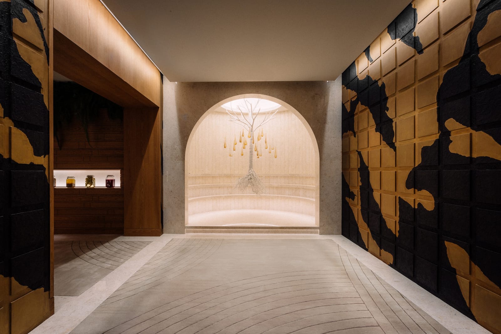The entrance hallway
