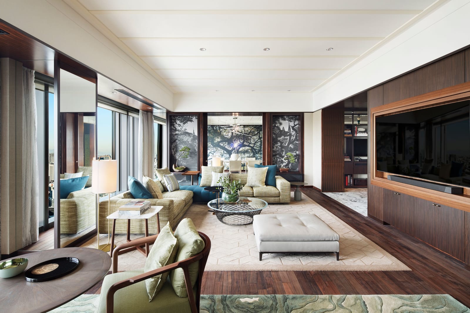 The living room