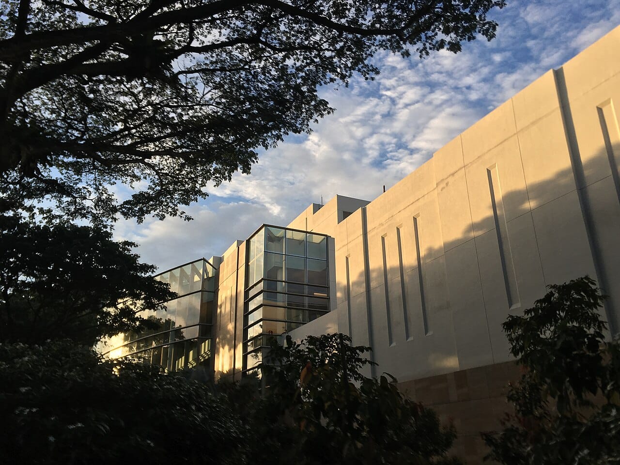 The University Cultural Centre at NUS in evening light