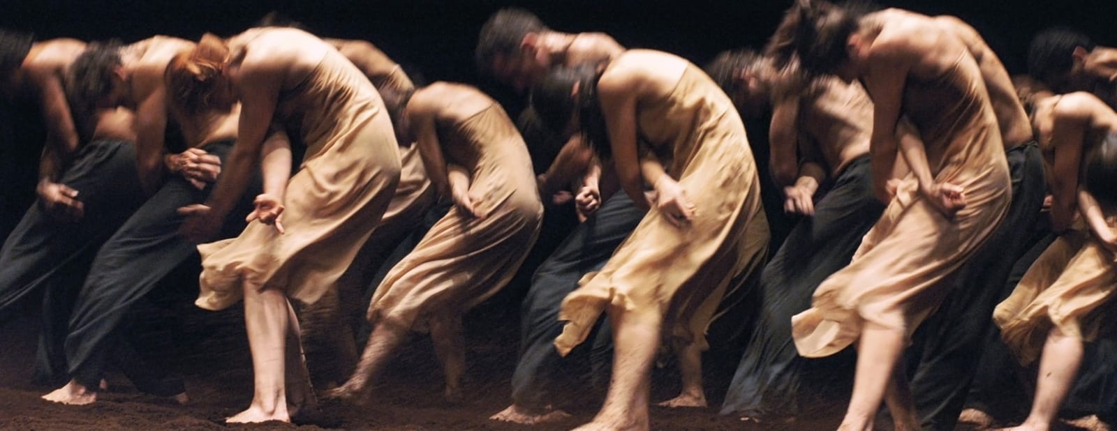 Pina Bausch's The Rite of Spring on its earth-covered stage
