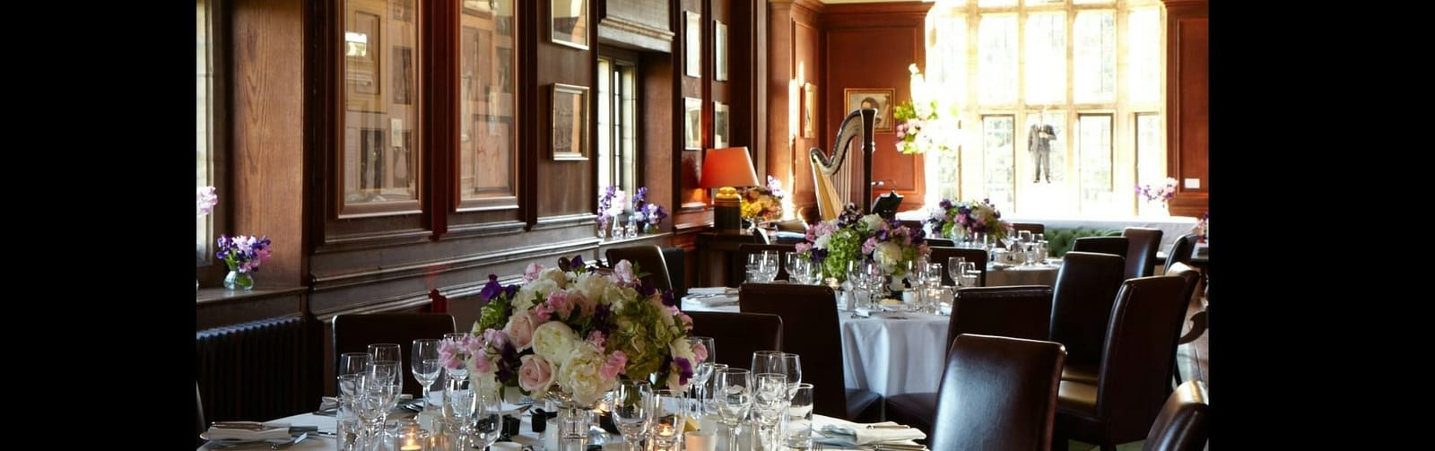 The Old Green Room set for private dinner