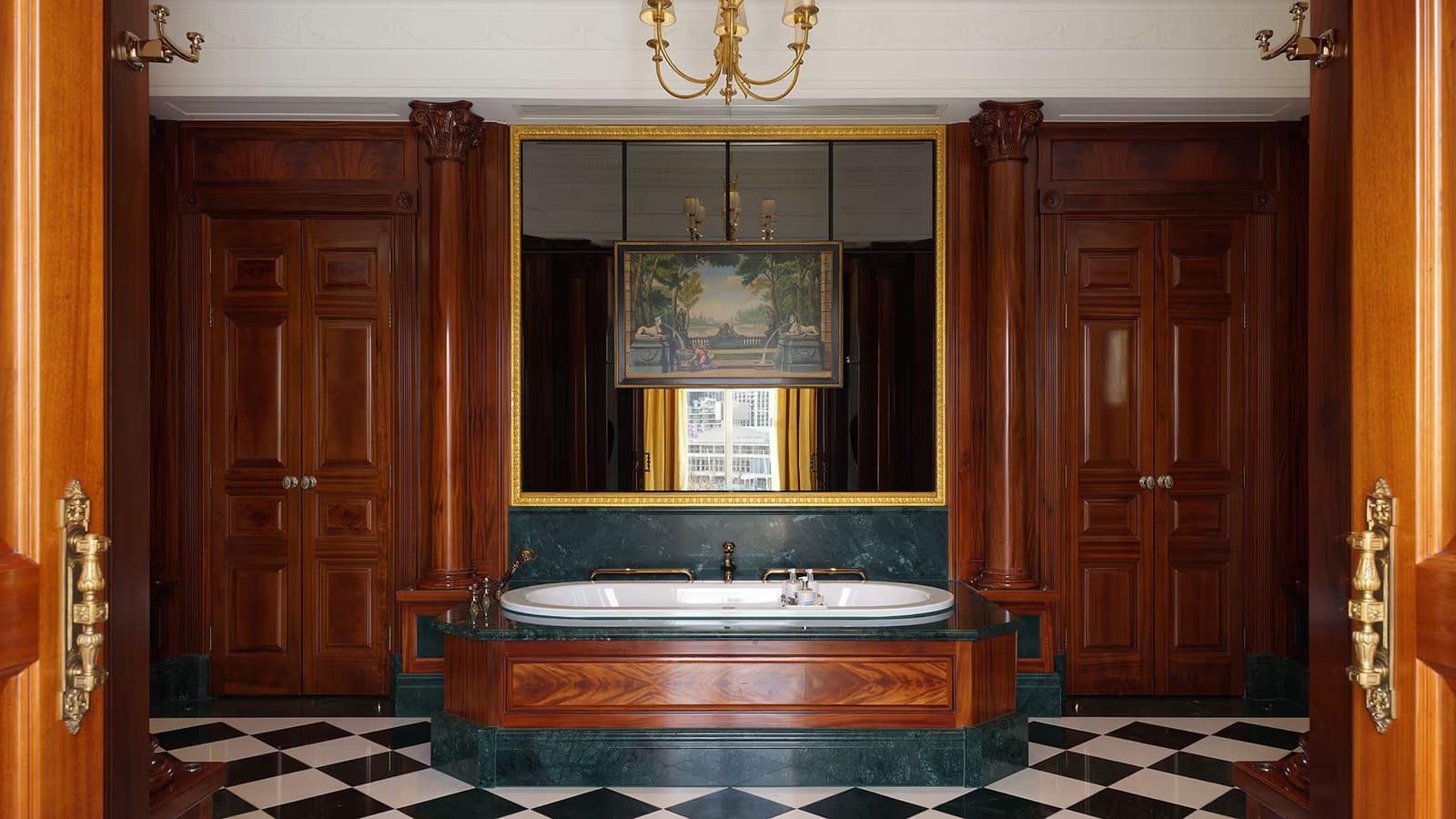 The bathroom