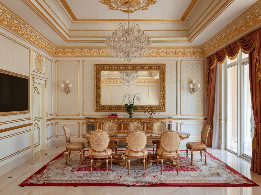 The dining room