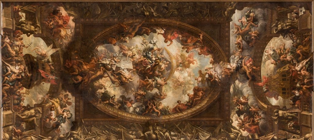 The Lower Hall ceiling