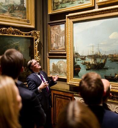 The Picture Room, with its Canalettos
