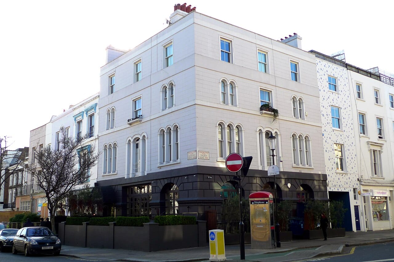 The building on Ledbury Road