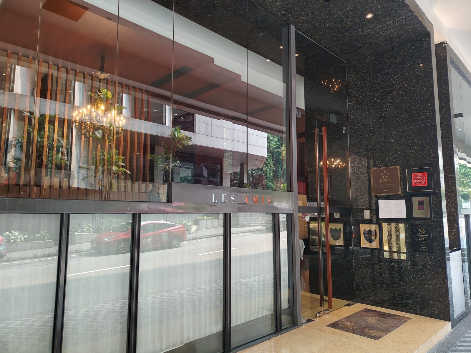 The entrance on Scotts Road