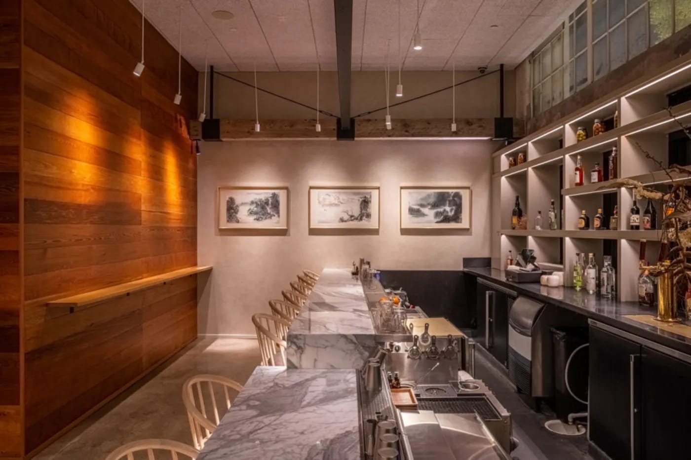 The marble bar
