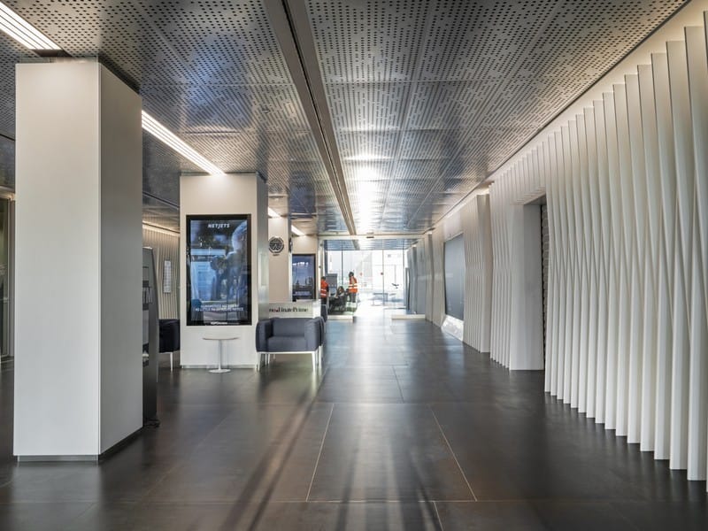 The ground-floor hall