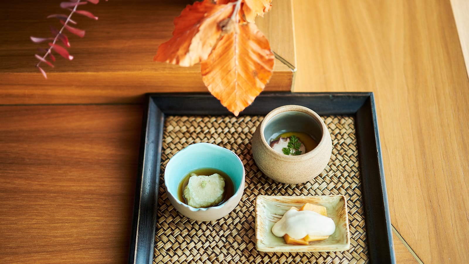 A course served on the counter