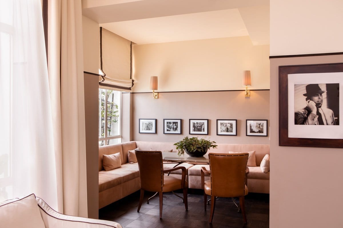 The dining room