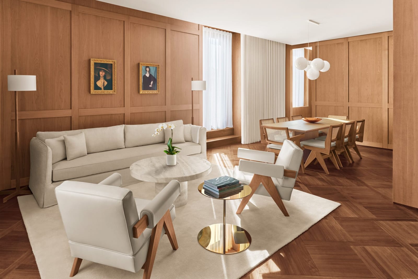 Living and dining room