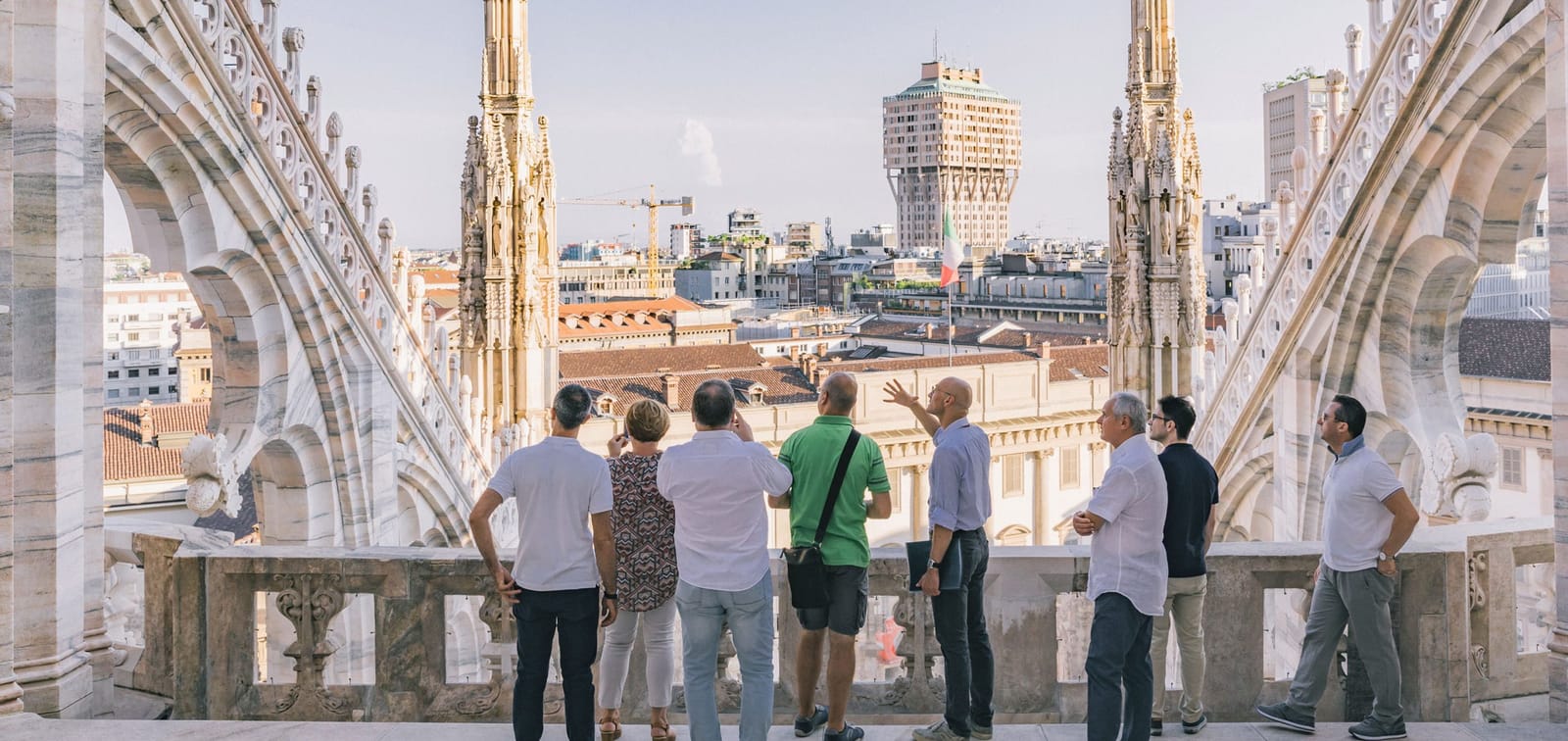 A guided visit on the cathedral terraces